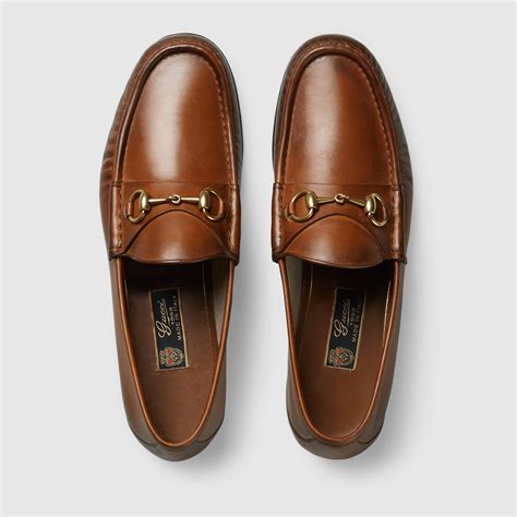 gucci loafer brown men